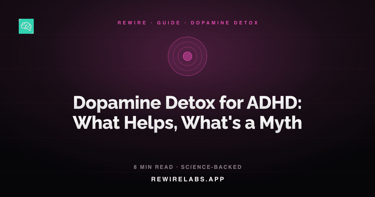 Dopamine Detox for ADHD: What Helps and What's a Myth, guide cover