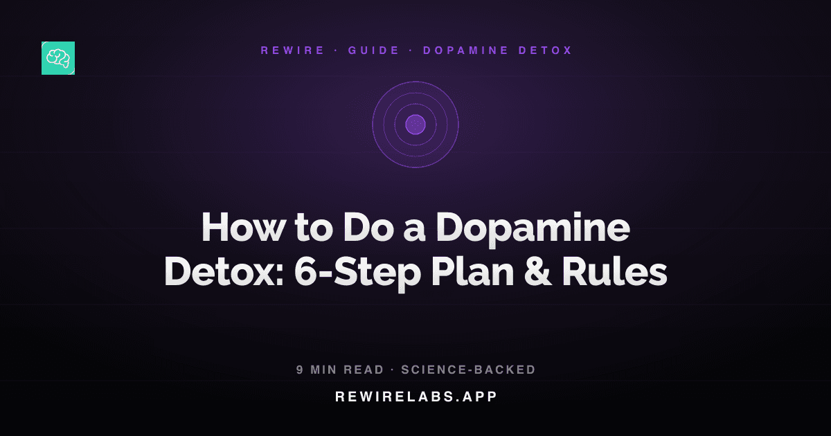 How to Do a Dopamine Detox (The Honest Guide), guide cover