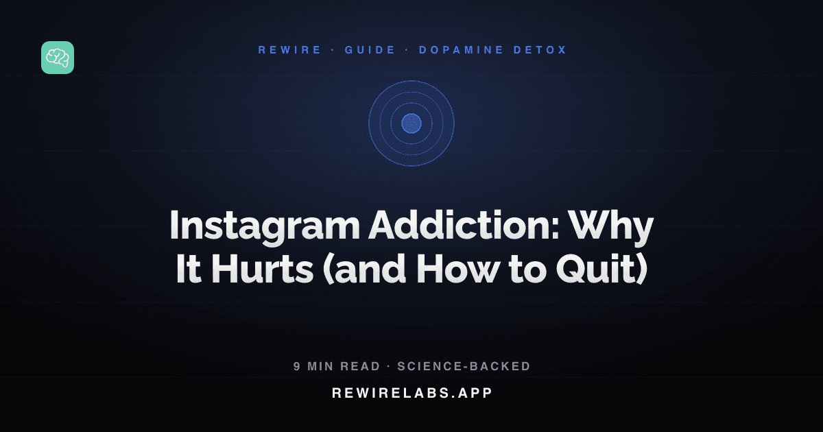 Instagram Addiction: Why It Hurts (and How to Quit), guide cover