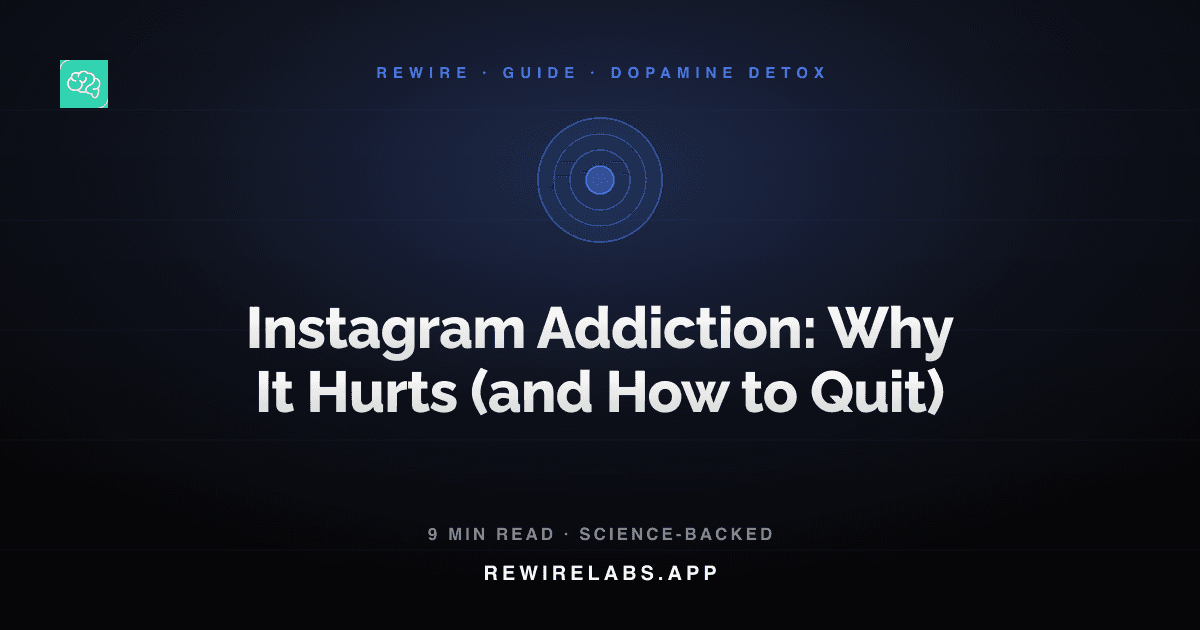 Instagram Addiction: Why It Hurts (and How to Quit), guide cover