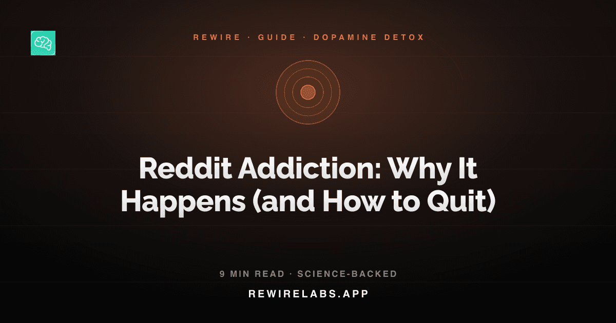 Reddit Addiction: Why It Happens (and How to Quit), guide cover
