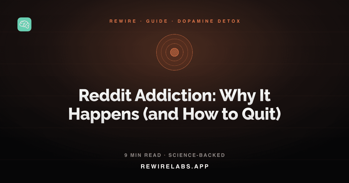 Reddit Addiction: Why It Happens (and How to Quit), guide cover