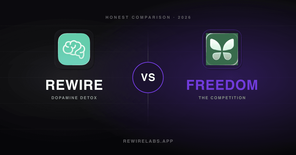 Rewire vs Freedom, visual cover