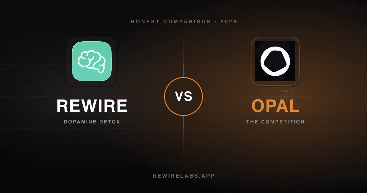 Rewire vs Opal, visual cover